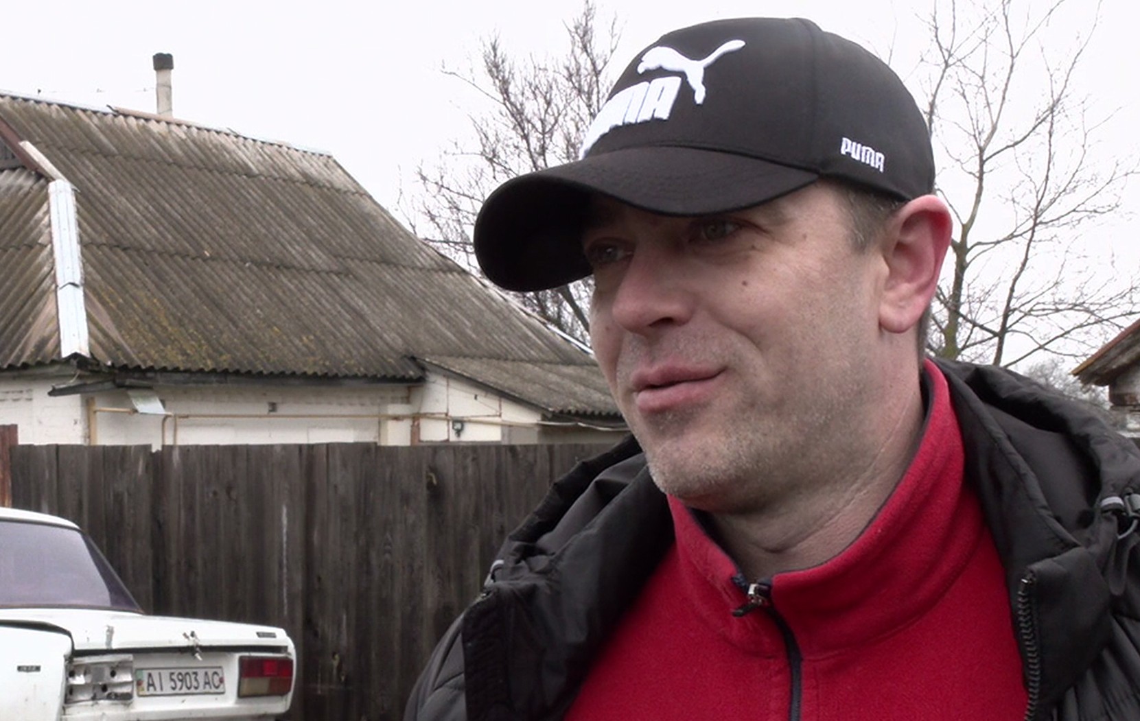 Serhij Bobko, Bewohner des Dorfes Bogdanivka, Gebiet Kyjiv